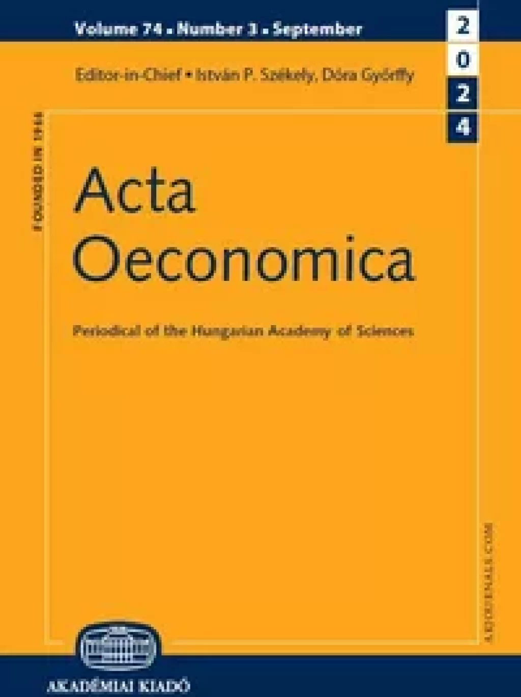 Acta Oeconomica