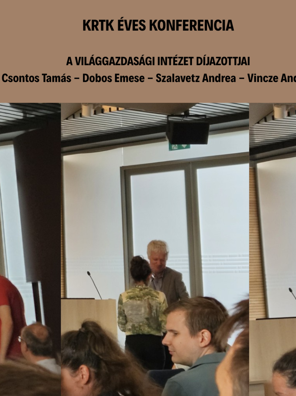 KRTK konf díjátadó